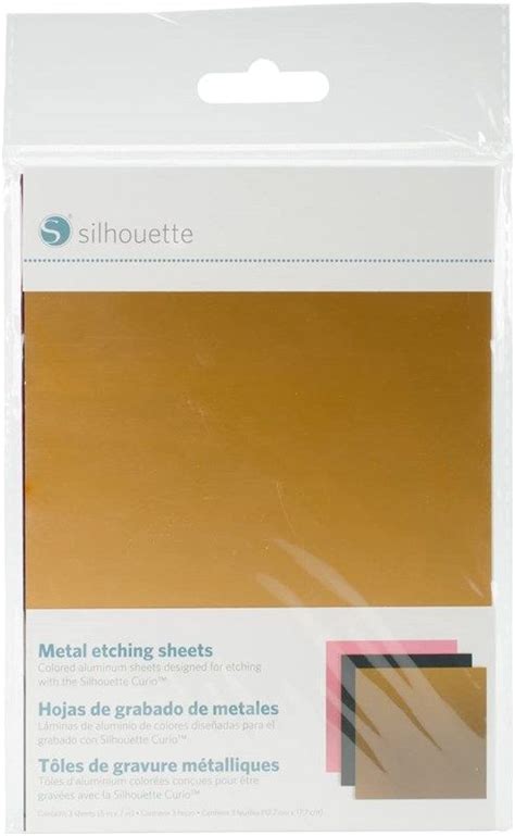 Silhouette Metal Etching Sheets 